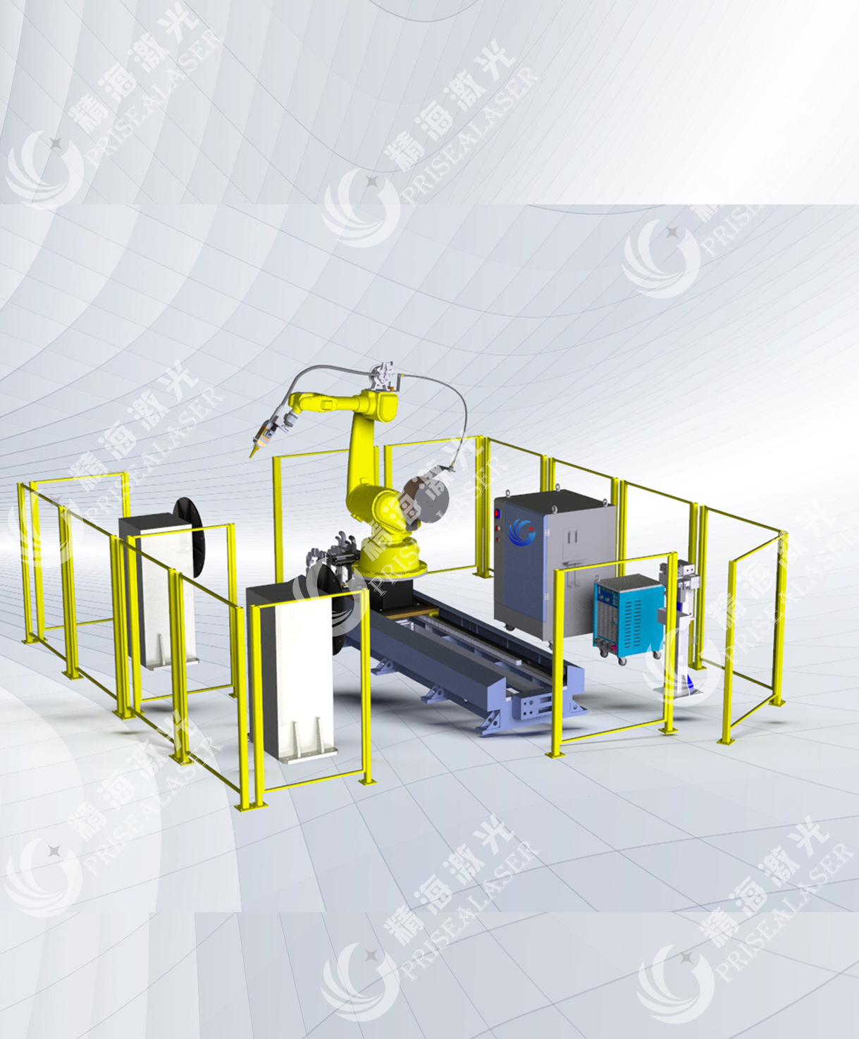 Laser welding equipment for automotive condenser