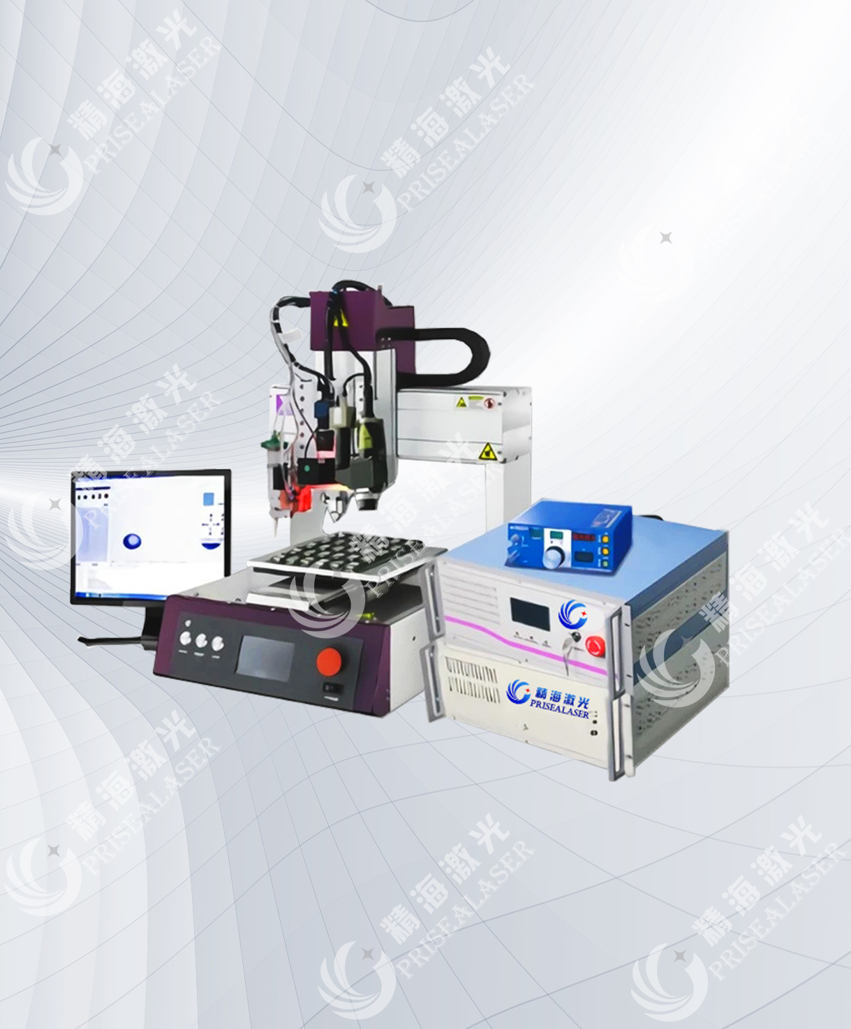 Automatic tin wire laser welding machine